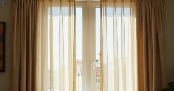 Dull dusty drapes in peakhurst-heights-nsw before professional cleaning